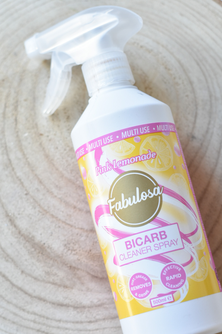 opgemaakt in maart - fabulosa Pink Lemonade Bicarb cleaner spray