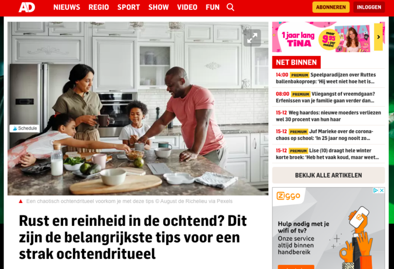 In de media Irene Planken in ad.nl