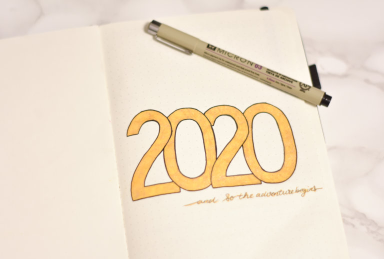 Mijn bullet journal in 2020