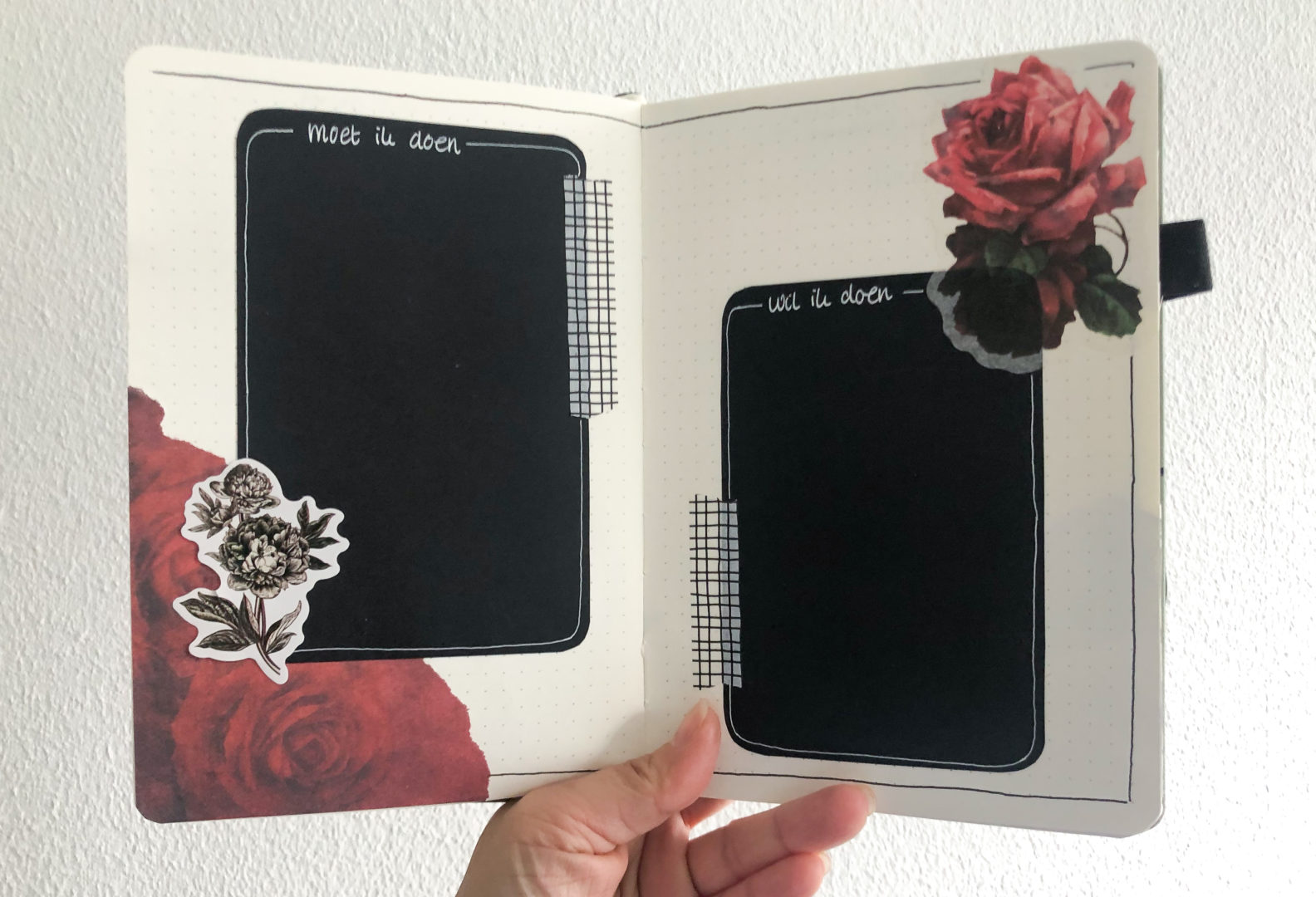 februari bullet journal maandoverzicht
